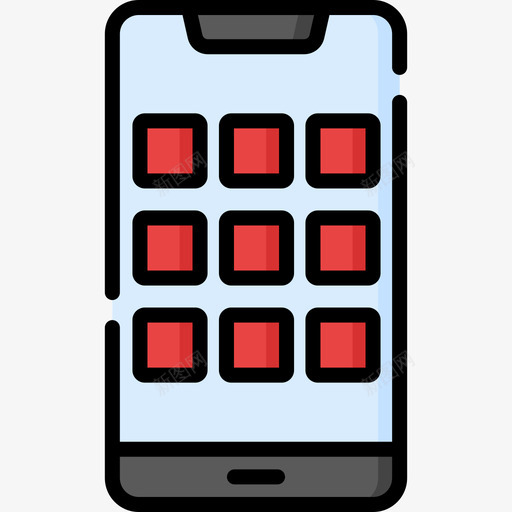 智能手机用户体验39线性颜色图标svg_新图网 https://ixintu.com 体验 手机 智能 用户 线性 颜色