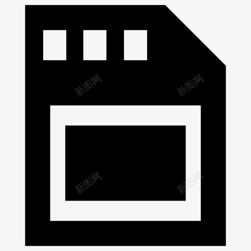 sd卡相机存储器外部存储器图标svg_新图网 https://ixintu.com sd 图标 外部 存储卡 存储器 摄影 相机 设备