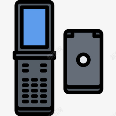 手机旧设备2颜色图标图标