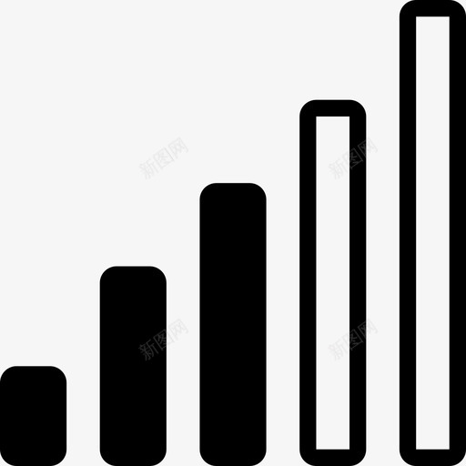 信号移动信号信号条图标svg_新图网 https://ixintu.com wifi 信号 多媒体 娱乐 移动
