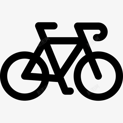 Bycicle城市77直系图标svg_新图网 https://ixintu.com 城市 直系