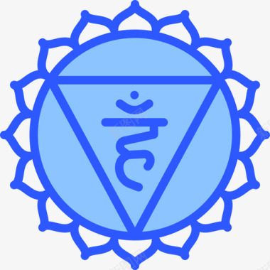 维苏达瑜伽17蓝色图标图标