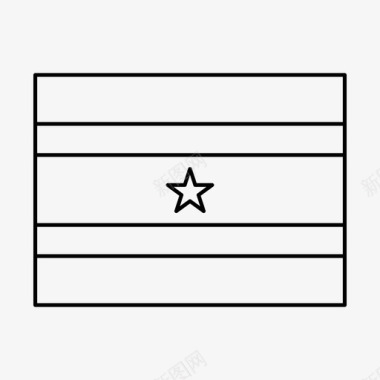 苏里南国旗国家世界国旗图标图标
