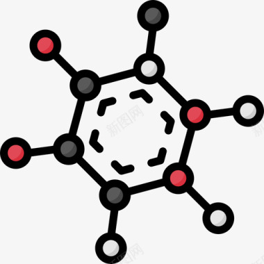 分子生物工程26线性颜色图标图标