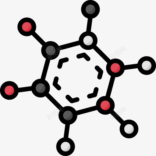 分子生物工程26线性颜色图标svg_新图网 https://ixintu.com 分子 生物工程 线性 颜色