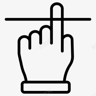 触摸咔嚓手图标图标