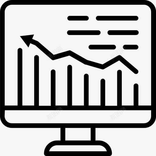 电子商务金融成长图标svg_新图网 https://ixintu.com 成功 成长 电子商务 购物 金融