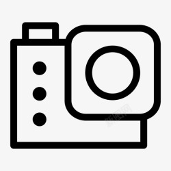 科技版动作摄像头摄像头专业版图标高清图片