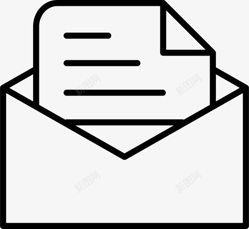 留言电子邮件信件图标svg_新图网 https://ixintu.com 信件 电子邮件 留言