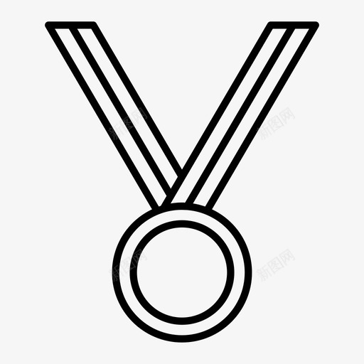 金牌奖励比赛图标svg_新图网 https://ixintu.com 健康 健身 奖励 比赛 第一名 金牌 锻炼