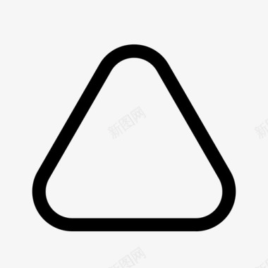 圆形三角形金字塔简单形状图标图标