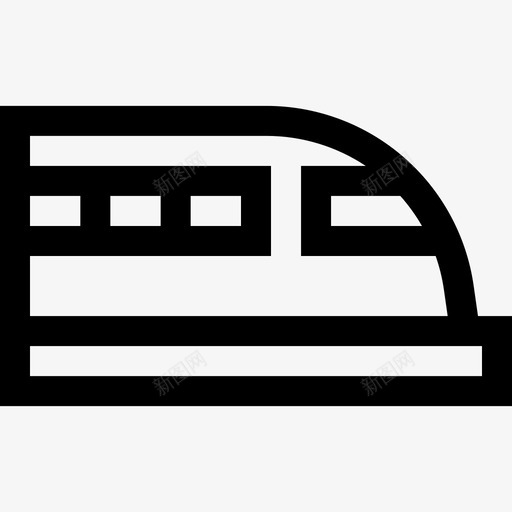 火车运输202直线图标svg_新图网 https://ixintu.com 火车 直线 运输