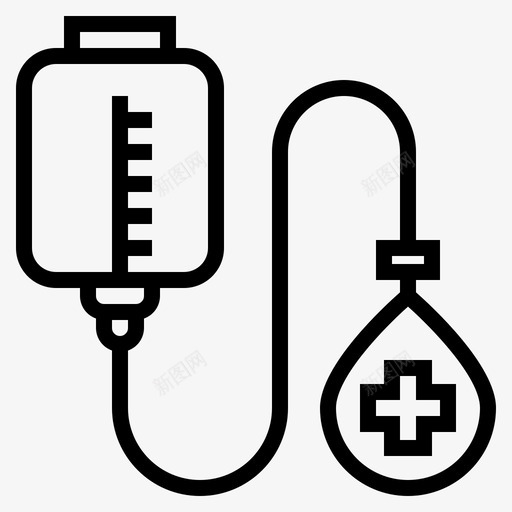 献血医学176直系图标svg_新图网 https://ixintu.com 医学 献血 直系