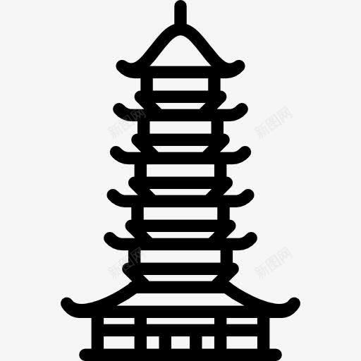 瑞光塔图标png_新图网 https://ixintu.com 中国 亚洲 地标建筑 建筑 瑞光塔 纪念碑