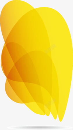 黄色逗号黄色逗号形状透明图案标识矢量图图标高清图片