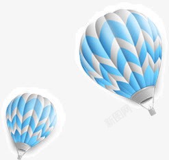 空中漂浮氢气球素材