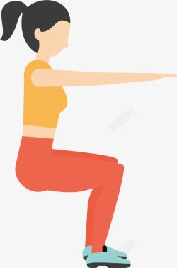 女人杠铃做瑜伽的人高清图片