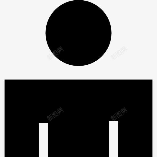 用户的形状图标png_新图网 https://ixintu.com 人 形状 指着图标 收起来 用户 男性 界面 符号
