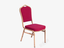 红色木制椅子素材
