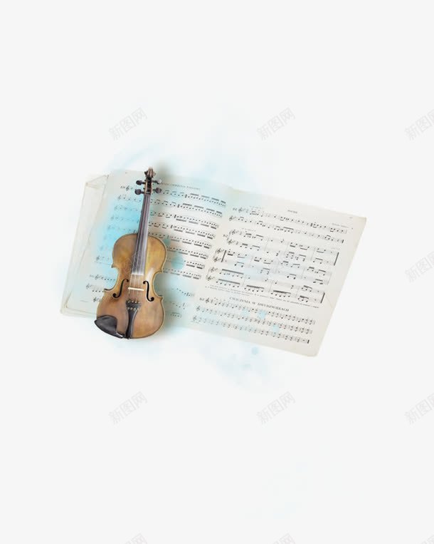 小提琴png免抠素材_新图网 https://ixintu.com 乐谱 小提琴 文艺 音乐