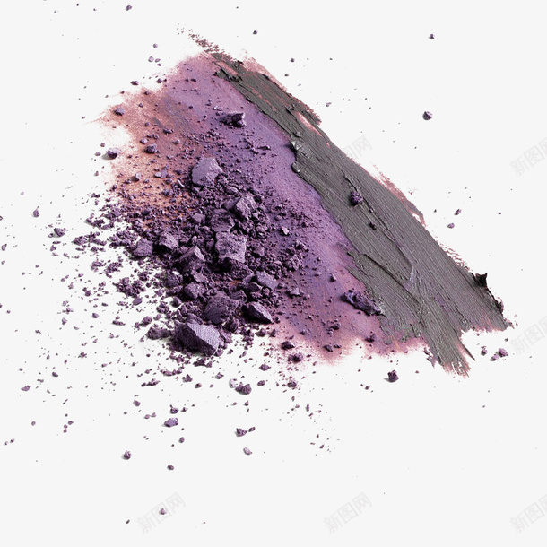 紫色化妆品粉末png免抠素材_新图网 https://ixintu.com 化妆品 撒 撒粉 粉末 紫色 细末