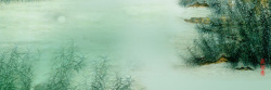 写意画山水自然中国风背景高清图片
