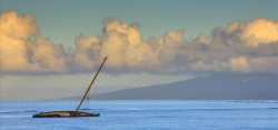 大海油画复古风景高清图片