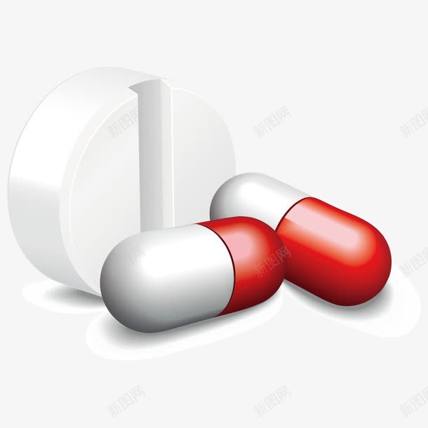 药粒矢量图eps免抠素材_新图网 https://ixintu.com 医疗用品 医疗素材 药 颗粒 矢量图