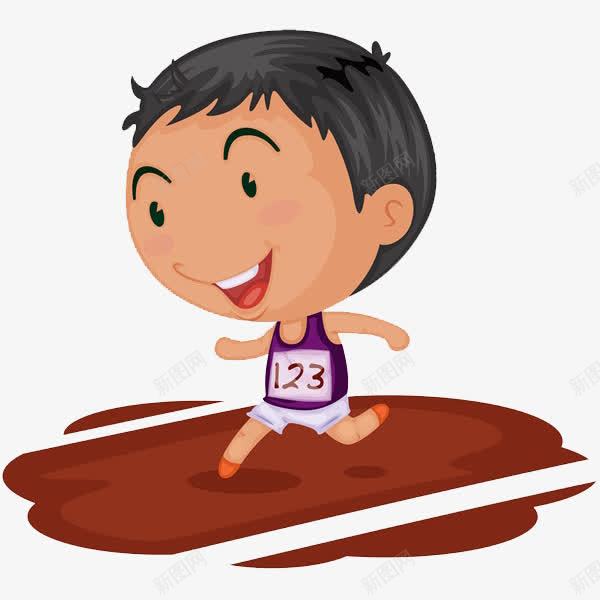 跑步的男孩png免抠素材_新图网 https://ixintu.com 卡通 可爱的 小男孩 帅气 手绘 简笔 跑步的