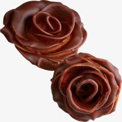 巧克力花朵形状素材
