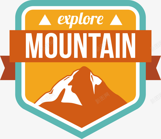 登山logo矢量图图标ai_新图网 https://ixintu.com 创意 登山 登山logo 登山设计 精美 自然 矢量图
