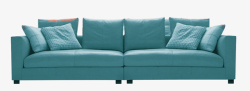清新现代简约客厅沙发素材