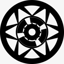 四轮电动车电机电动车电机图标高清图片