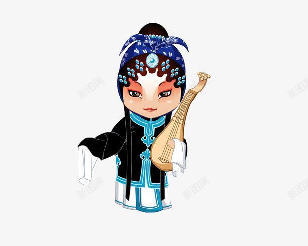 戏曲人物png免抠素材_新图网 https://ixintu.com 中国风 戏曲人物 装饰