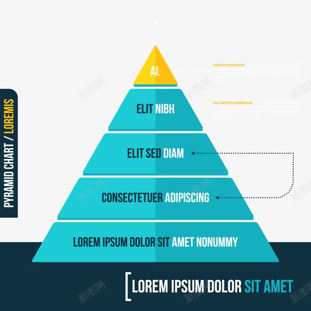 金字塔矢量图eps免抠素材_新图网 https://ixintu.com PNG图片 ppt元素 ppt金字塔 矢量素材 高清 矢量图