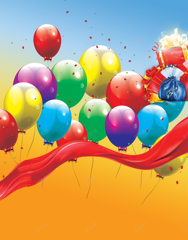 气球缤纷狂欢psd分层H5背景psd设计背景_新图网 https://ixintu.com 气球 缤纷 狂欢 购物 多彩 蓝色 黄色 商务 H5背景 激情
