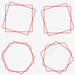 装饰矩形边框素材
