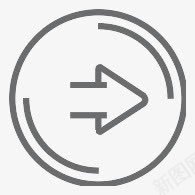 按钮圆箭头正确的Outlineicons图标png_新图网 https://ixintu.com Button arrow circle right 圆 按钮 正确的 箭头