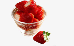 草莓水果甜甜的素材