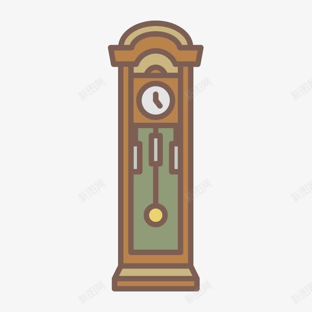 手绘时钟png免抠素材_新图网 https://ixintu.com 手绘画 时钟 矢量装饰 装饰 钟表