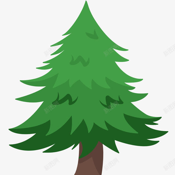 二维卡通绿色树png免抠素材_新图网 https://ixintu.com 二维卡通绿色树 卡通树 卡通绿色树 树