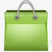绿色手提袋购物袋png免抠素材_新图网 https://ixintu.com 手提袋 绿色 购物