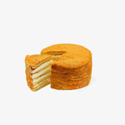点融网提拉米苏蜂蜜奶油千层蛋糕点网红零食品高清图片