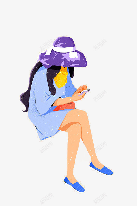 戴帽子玩手机的女人png免抠素材_新图网 https://ixintu.com 戴帽子玩手机的女人 手机 手机的女人 玩手机