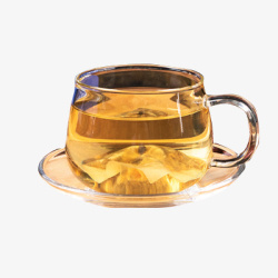 泡茶玻璃杯养生茶泡茶茶杯高清图片