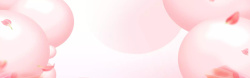 粉色球体粉色球体花瓣渐变高清图片