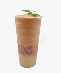 美味的水蜜桃夏季水蜜桃沙冰高清图片