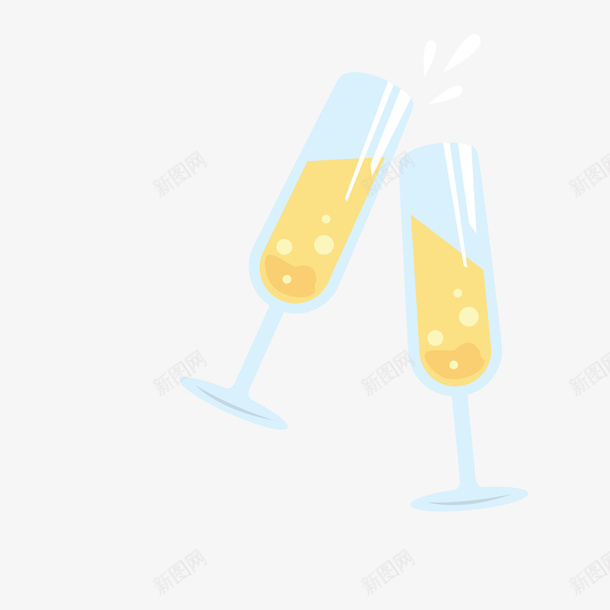 蓝色脚杯中的黄色香槟矢量图ai免抠素材_新图网 https://ixintu.com 脚杯 蓝色 蓝色脚杯 香槟 黄色 黄色香槟 矢量图