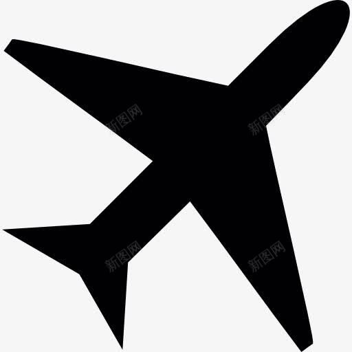 飞机飞图标png_新图网 https://ixintu.com 机场 运输 飞 飞机