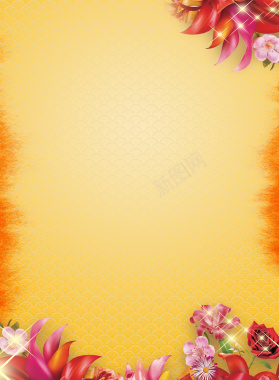 中国纹花卉云花纹设计背景背景
